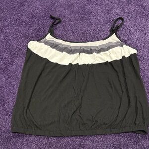 New York & Company Black and White Camisole